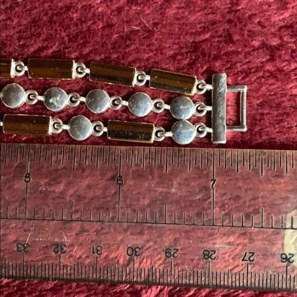 Napier Silver & GoldTone bracelet - Picture 4 of 4